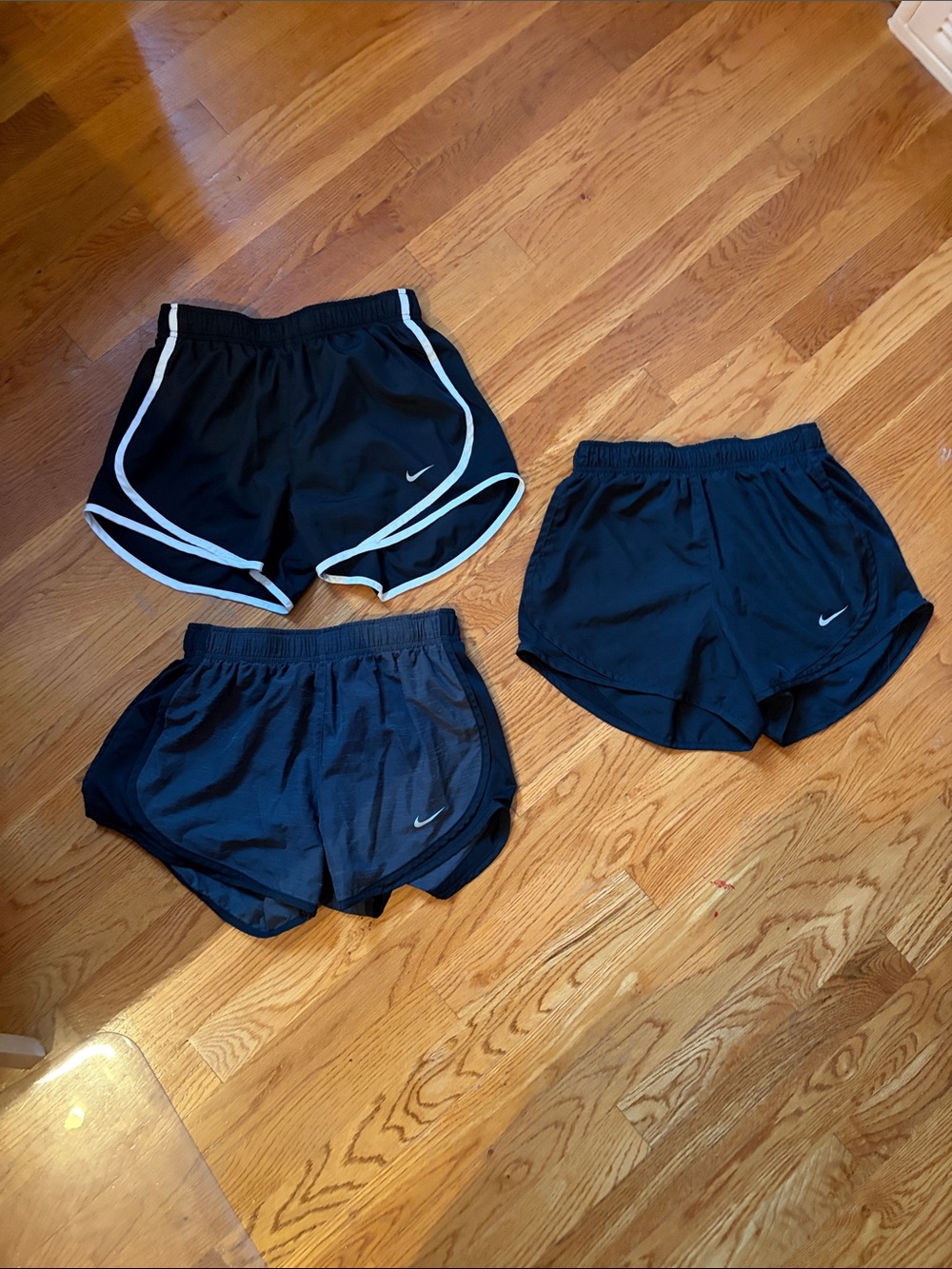 Nike Woman’s Black Athletic Shorts (3 pack)